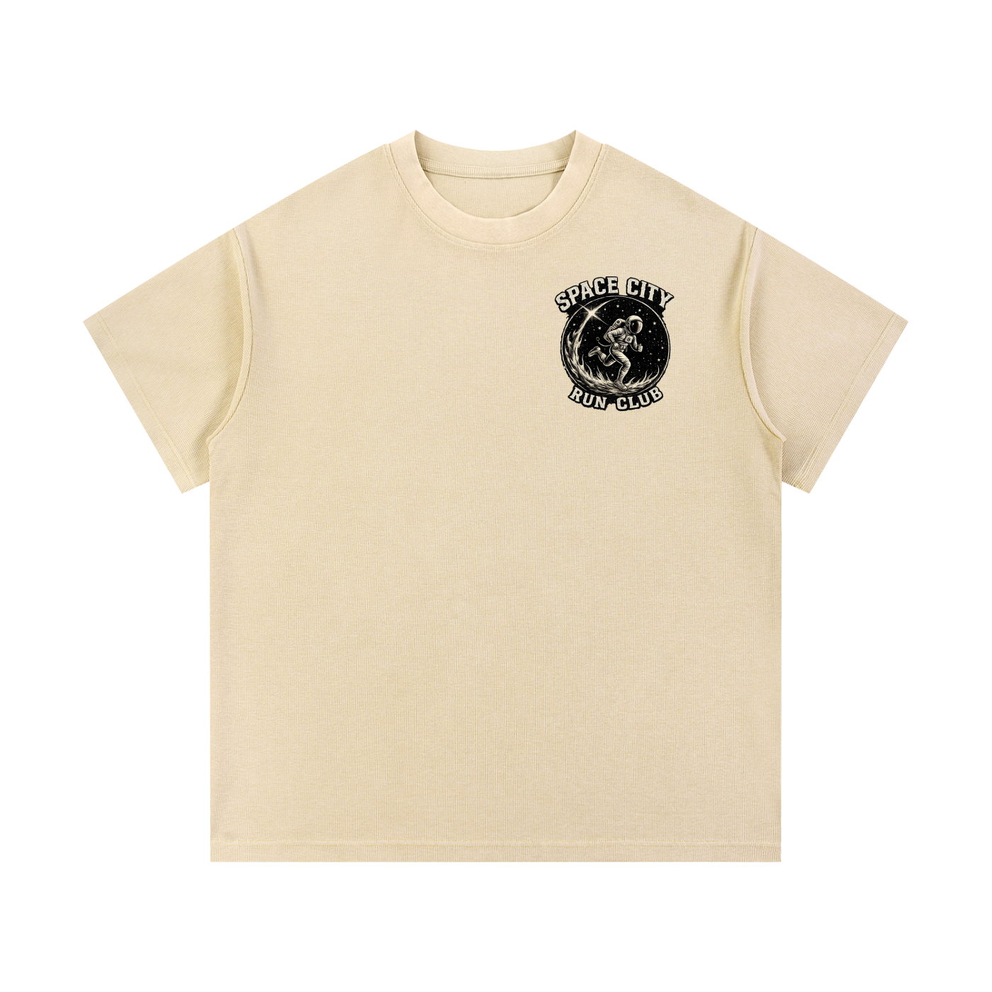 Mineral Wash Waffle Knit T-Shirt